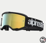 5101827 VISIONE 5 HONE GOGGLE 1762 BLACK WHITE MIRROR GOLD