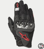 3570518 SMX-1 AIR V2 GLOVES 1030 BLACK RED FLUO
