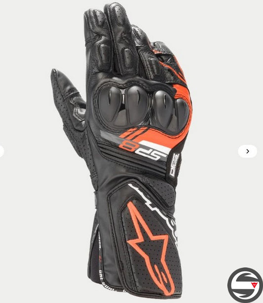 3558321	SP-8 V3 GLOVES 1030 BLACK RED FLUO