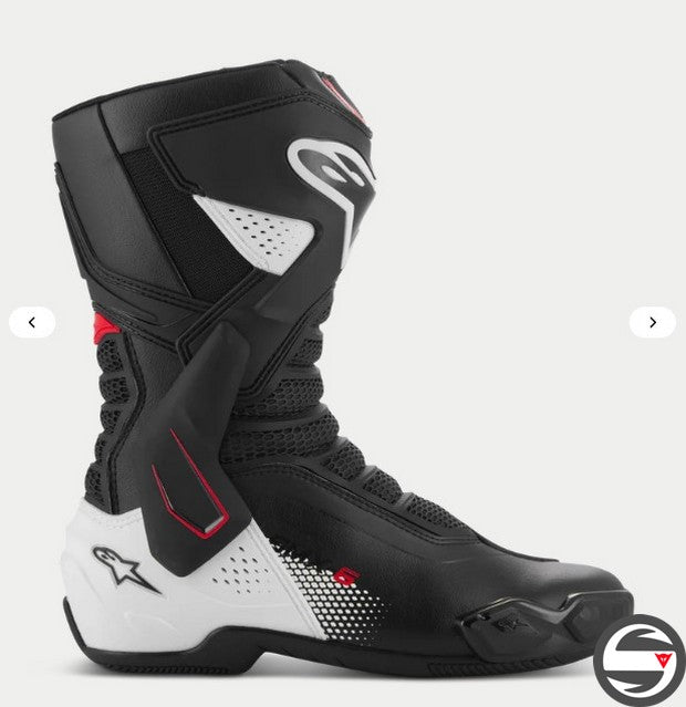 2223025 SMX-6 V3 BOOTS 1406 BLACK WHITE RED GRAPHIC