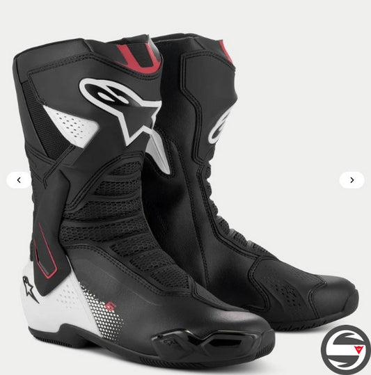 2223025 SMX-6 V3 BOOTS 1406 BLACK WHITE RED GRAPHIC