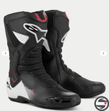 2223025 SMX-6 V3 BOOTS 1406 BLACK WHITE RED GRAPHIC