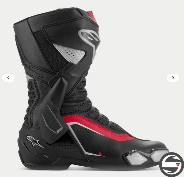 2223025 SMX-6 V3 BOOTS 199 BLACK SILVER RED