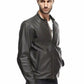FULCRO QDF LEATHER JACKET 005 DARK-BROWN