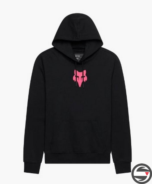 40857-285 FX W FOX HEAD FLEECE PO - BLACK/PINK