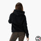 40857-285 FX W FOX HEAD FLEECE PO - BLACK/PINK