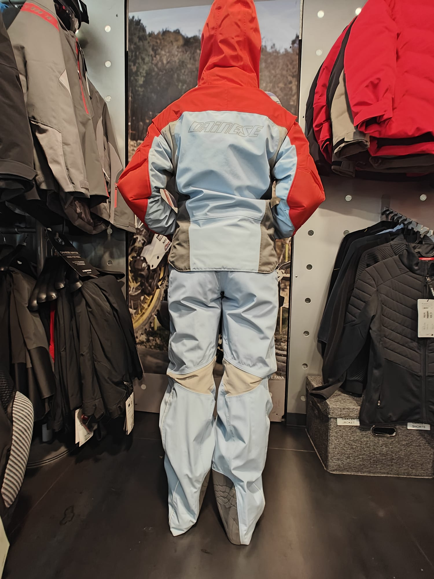 VALDEZ LADY JACKET RED BLU