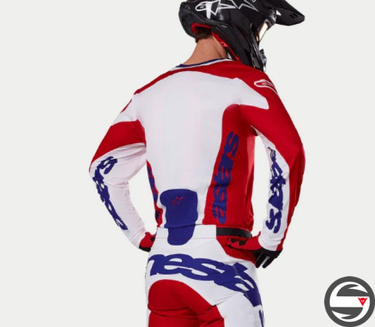 3760425 RACER VEIL JERSEY 3012 BRGHT RED WHT