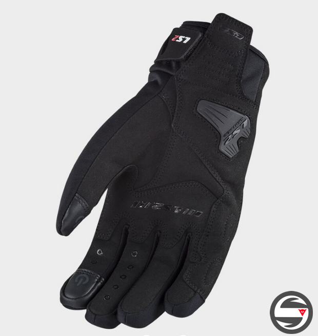 JET 2 MAN GLOVES BLACK LS2