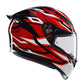 K1 S 035 LION BLACK RED WHITE AGV