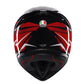 K1 S 035 LION BLACK RED WHITE AGV