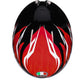 K1 S 035 LION BLACK RED WHITE AGV