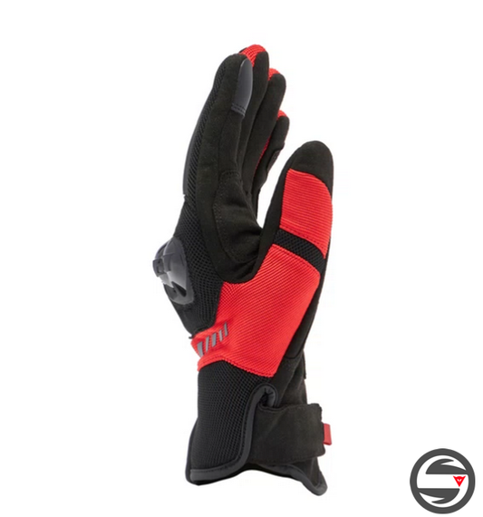 MIG 3 AIR TEX GLOVES B78 BLACK RED LAVA