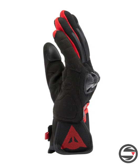 MIG 3 AIR TEX GLOVES B78 BLACK RED LAVA