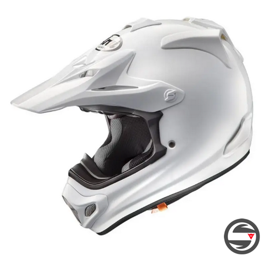 MX-V EVO WHITE GLOSS ARAI CROSS HELMET