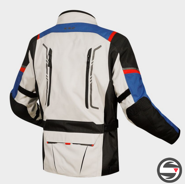 NARVIK MAN JACKET BLUE BLK GREY LS2