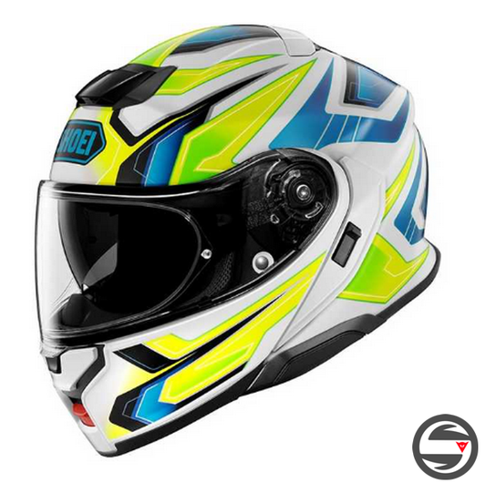 NEOTEC 3 ANTHEM TC3 BLUE YELLOW WHITE SHOEI