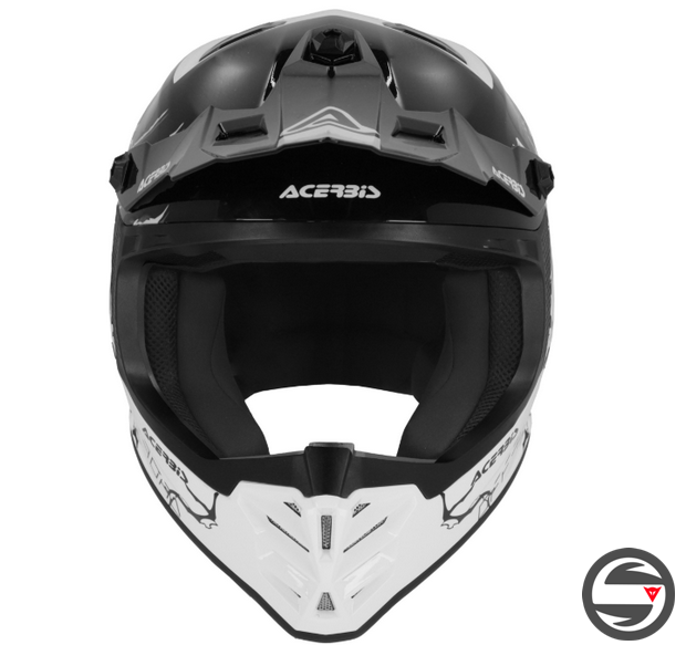 CASCO PROFILE JUNIOR BIANCO NERO ACERBIS