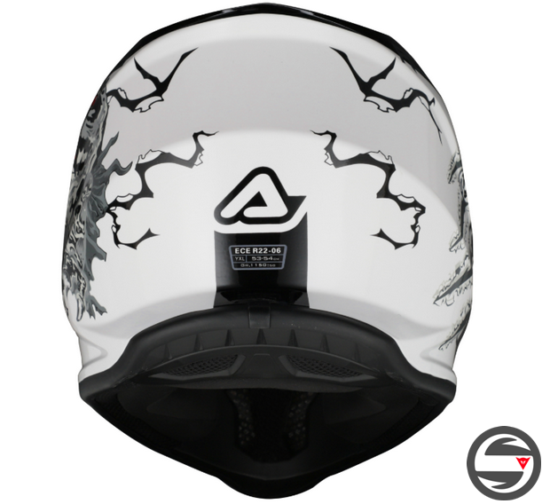 CASCO PROFILE JUNIOR BIANCO NERO ACERBIS