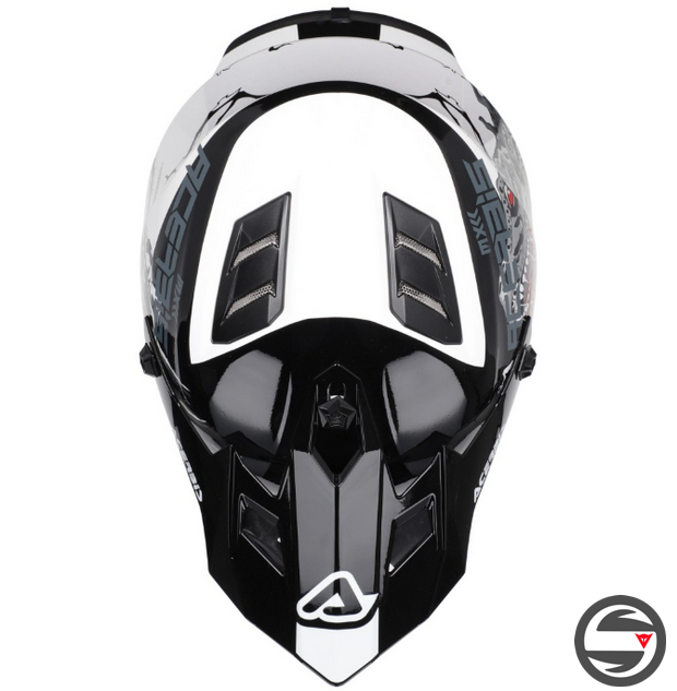 CASCO PROFILE JUNIOR BIANCO NERO ACERBIS