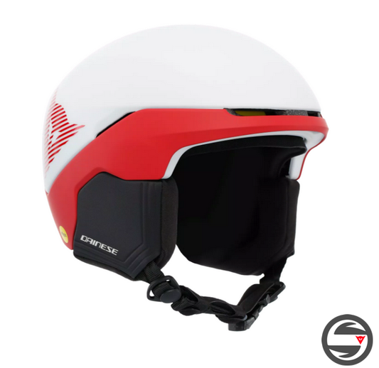 NUCLEO MIPS SKI HELMET 016 LILY WHITE RACING RED