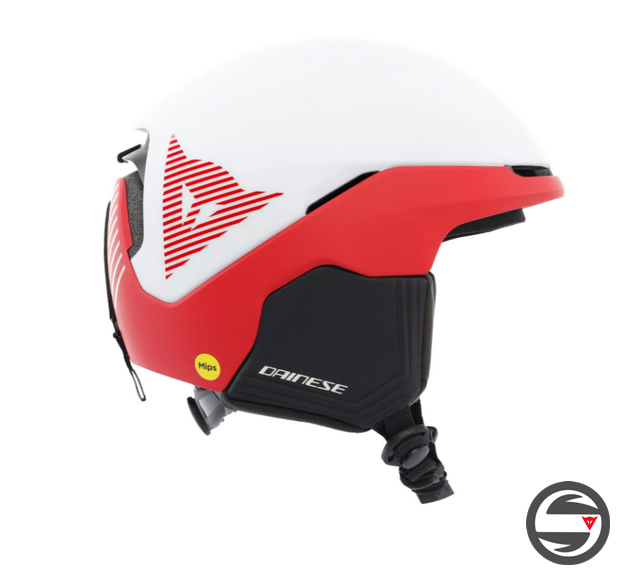 NUCLEO MIPS SKI HELMET 016 LILY WHITE RACING RED