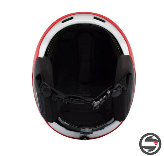 NUCLEO MIPS SKI HELMET 016 LILY WHITE RACING RED
