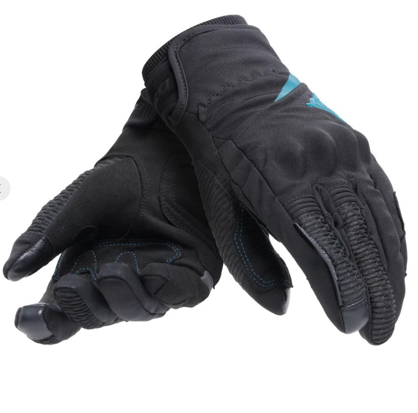 TRENTO D-DRY GLOVES WMN 22I BLACK OCEAN DEPTHS DAINESE