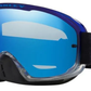 OAKL 7115-48 NEW O2 PRO MX TLD BLACK STRIPES - LENS BLACK ICE IRIDIUM