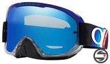 OAKL 7115-48 NEW O2 PRO MX TLD BLACK STRIPES - LENS BLACK ICE IRIDIUM