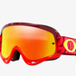 OAKL 7029-75 NEW O-FRAME TLD PAINTED RED - LENS FIRE IRIDIUM