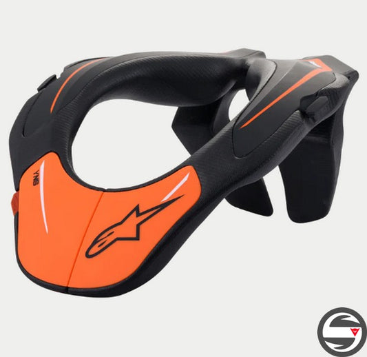 YOUTH NECK SUPPORT 14 BLACK ORANGE