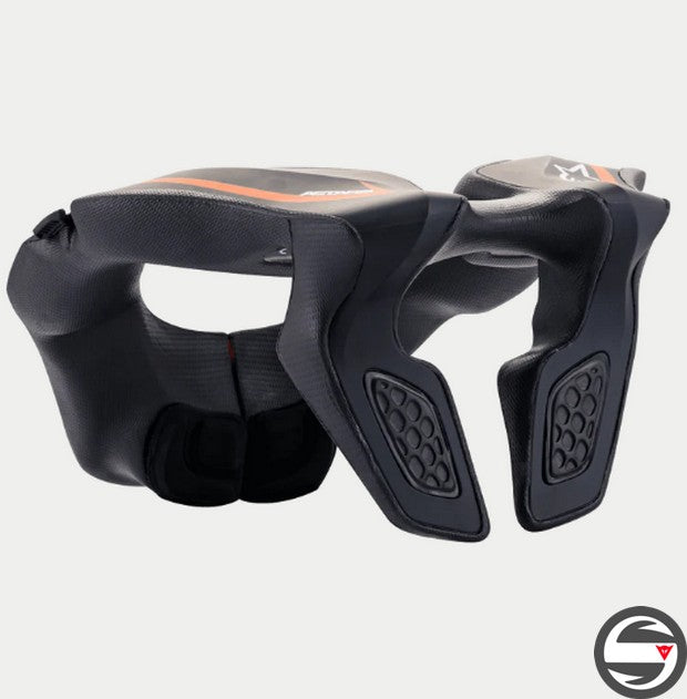 YOUTH NECK SUPPORT 14 BLACK ORANGE