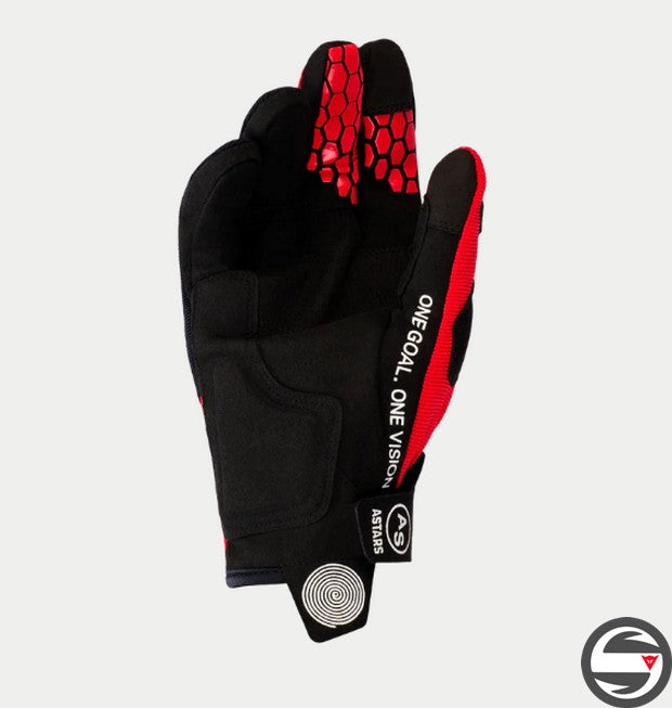 3560425 PRO-DURA GLOVES 1303 BLACK BRIGHT RED