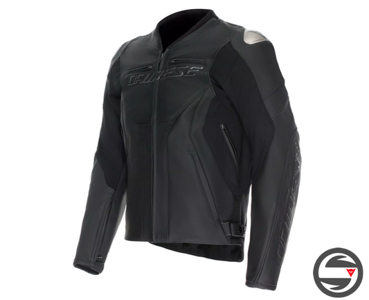 RACING 5 LEATHER JACKET 691 BLACK