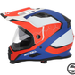 CASCO REACTIVE 2206 BIANCO BLU ROSSO ACERBIS