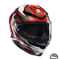K6 S MPLK REEVAL WHITE RED GREY AGV