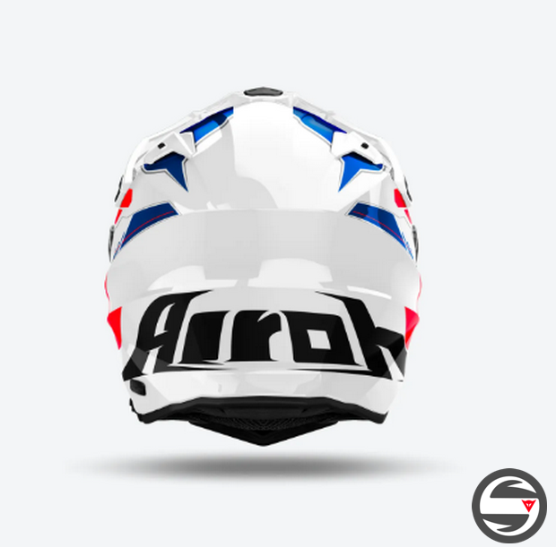 COMMANDER 2 REVEAL BLUE RED GLOSS AIROH