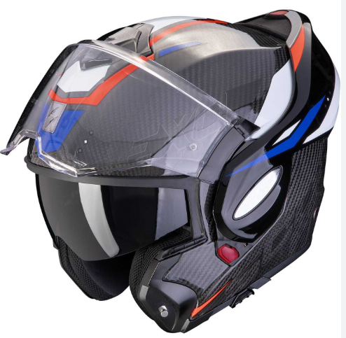 EXO-TECH EVO CARBON ROVER NERO ROSSO BLU SCORPION