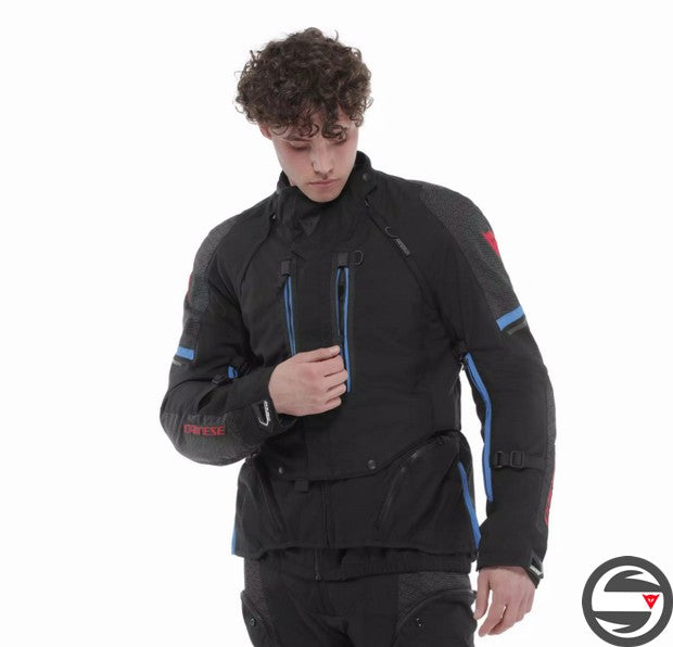SUPER ADVENTURE ABSOL. SHELL D01 BLACK BLUE JACKET