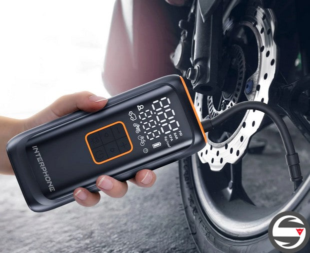 INTERPHOAIRPUMP4K COMPRESSORE ELETTRICO 4000 MAH PORTATILE