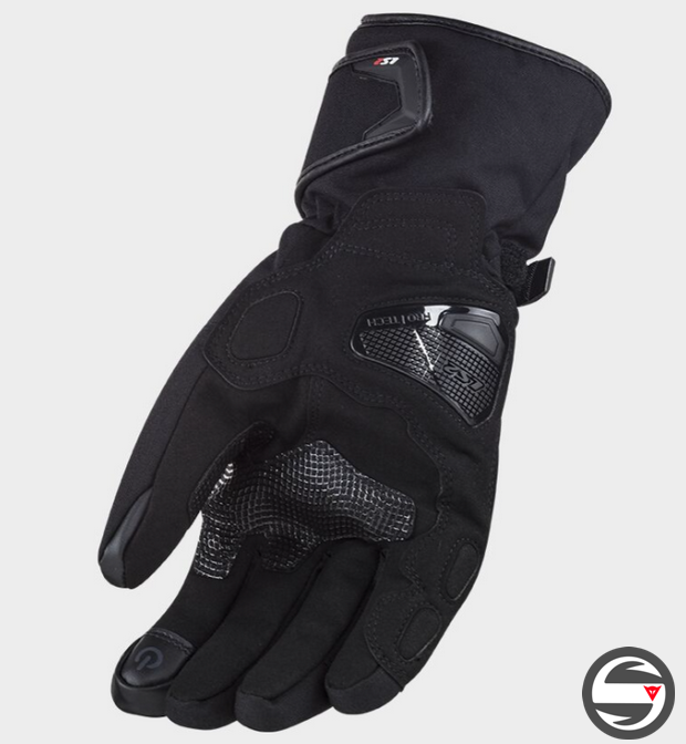 SNOW MAN GLOVES BLACK LS2