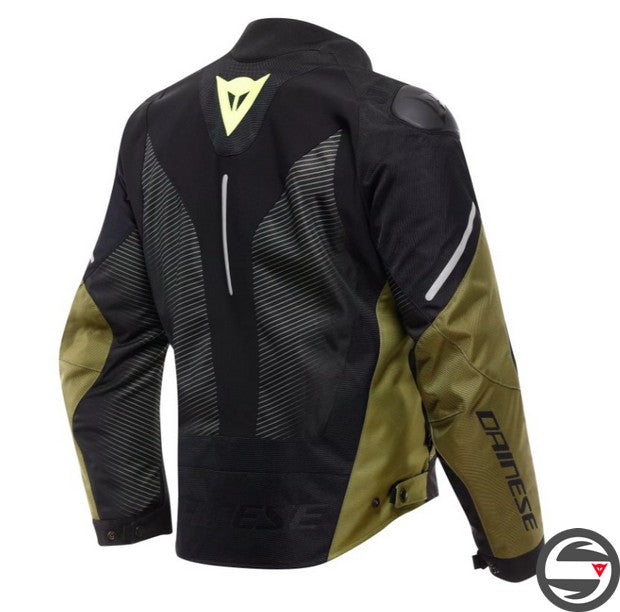 SUPER SPRINT D-DRY JACKET 40R BLK GREEN FLUO YELLOW