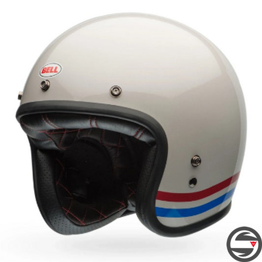 BELL PS CUSTOM 500 STRIPES PEARL WHITE