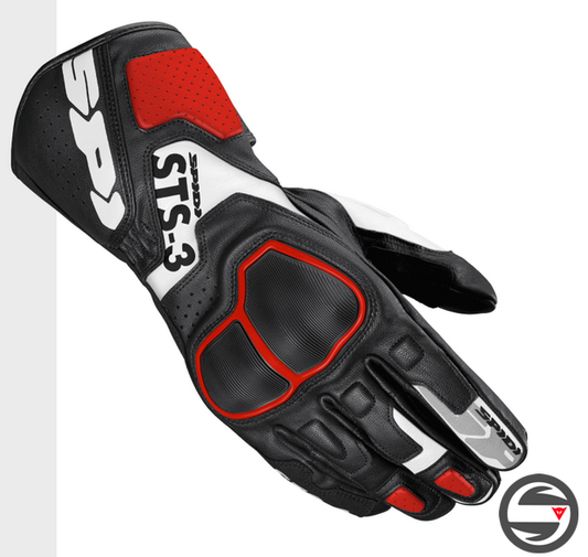 STS-3 GUANTI COL.014 COD.A219 NERO ROSSO SPIDI