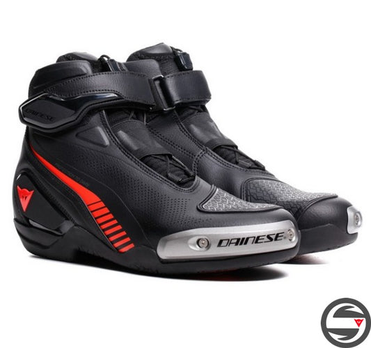 SUPERYA SHOES 628 BLACK RED FLUO