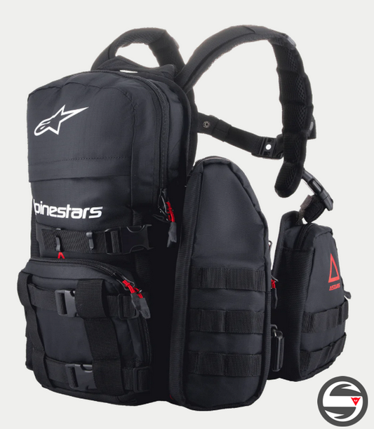 TECHDURA TACKTICAL PACK BLACK WHITE ALPINESTAR