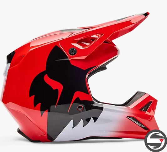 36385-110 FX V1 SHIELD HELMET FLUO RED