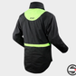 X-RAIN JACKET BLK H-V YELLOW 3XL-5XL