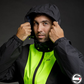 X-RAIN JACKET BLK H-V YELLOW 3XL-5XL